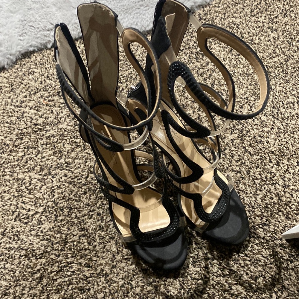 Black high heels